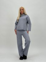 Set din tricot pulover maletă și pantalon - imagine 9