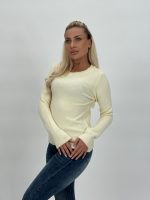 Pulover din lână la baza gâtului - imagine 2