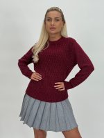 Pulover tricotat cu lurex - imagine 18