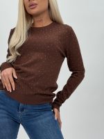 Pulover din tricot cu ștrasuri - imagine 15