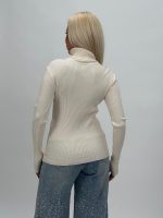 Pulover helancă cu butoni - imagine 8