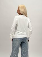 Pulover din tricot cu ștrasuri - imagine 8