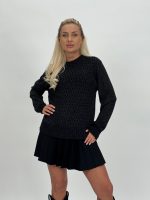 Pulover tricotat cu lurex - imagine 22