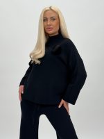 Set din tricot pulover și pantalon cu broșă - imagine 32