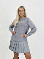 Pulover tricotat cu lurex - imagine 14