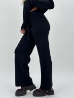Set din tricot helancă basic și pantalon - imagine 27