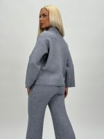 Set din tricot pulover maletă și pantalon - imagine 14