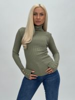 Pulover helancă cu butoni - imagine 33