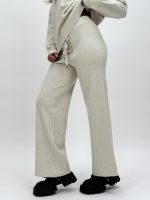 Set din tricot helancă basic și pantalon - imagine 3