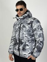 Jachetă din fâș imprimat - imagine 3