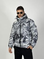 Jachetă din fâș imprimat - imagine 2