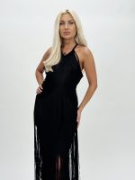 Rochie lungă cu franjuri - imagine 3