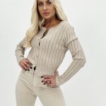 Pulover cardigan cu paiete