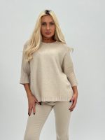 Pulover raglan cu lurex - imagine 5