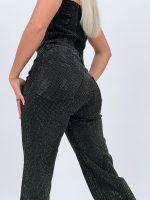 Jeans | Blug Drept negru cu ștras - imagine 4