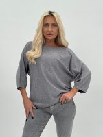 Pulover raglan cu mâneci 3/4 - imagine 13