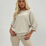 Pulover raglan din tricot