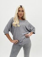 Pulover raglan din tricot - imagine 13