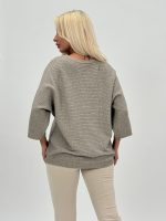 Pulover raglan din tricot rigat - imagine 7