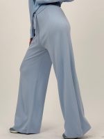 Set din tricot subțire bluză și pantalon basic - imagine 27