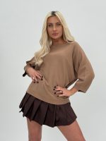 Pulover raglan cu mâneci 3/4 - imagine 6