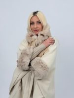 Căciulă din blană cu fildeș - imagine 11