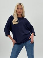 Pulover raglan din tricot rigat - imagine 8