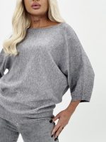 Pulover raglan din tricot - imagine 14