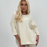 Pulover raglan cu lurex