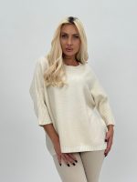 Pulover raglan cu lurex