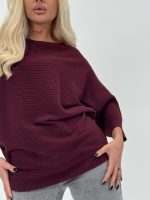 Pulover raglan din tricot rigat - imagine 16