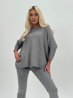 Pulover raglan cu lurex - imagine 14