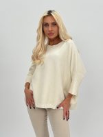 Pulover raglan cu lurex - imagine 2