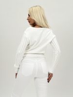 Pulover cardigan cu paiete - imagine 8