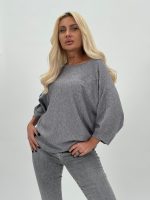 Pulover raglan cu mâneci 3/4 - imagine 14