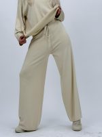 Set din tricot subțire bluză și pantalon basic - imagine 17