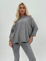 Pulover raglan cu lurex - imagine 13