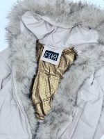 Jachetă oversized cu blană - imagine 8