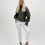 Pantalon slim fit color