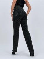 Jeans | Blug Drept negru cu ștras - imagine 5