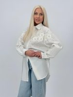 Cămașă din bumbac accesorizată - imagine 4