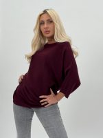 Pulover raglan din tricot rigat - imagine 15