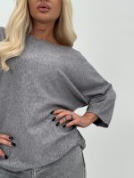 Pulover raglan cu mâneci 3/4 - imagine 15