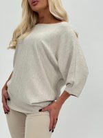 Pulover raglan din tricot - imagine 3