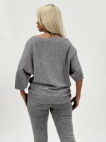 Pulover raglan din tricot - imagine 15