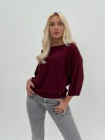 Pulover raglan cu mâneci 3/4 - imagine 17