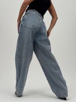 Jeans | Blug baggy cu ștrasuri - imagine 6