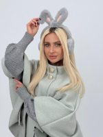 Căști din blană cu urechi - imagine 2