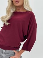 Pulover raglan cu mâneci 3/4 - imagine 18