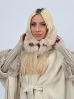 Căciulă din blană cu fildeș - imagine 9